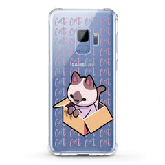 Lex Altern TPU Silicone Samsung Galaxy Case Kawaii Cat in Box
