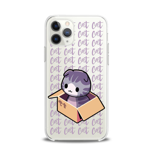 Lex Altern TPU Silicone iPhone Case Purple Cat in Box