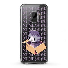 Lex Altern TPU Silicone Samsung Galaxy Case Purple Cat in Box