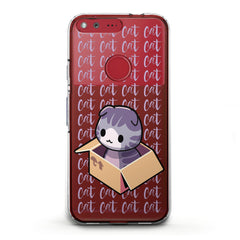 Lex Altern TPU Silicone Phone Case Purple Cat in Box