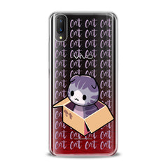 Lex Altern TPU Silicone VIVO Case Purple Cat in Box