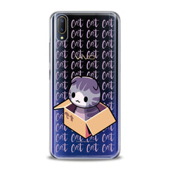 Lex Altern TPU Silicone VIVO Case Purple Cat in Box
