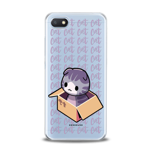 Lex Altern Purple Cat in Box Xiaomi Redmi Mi Case