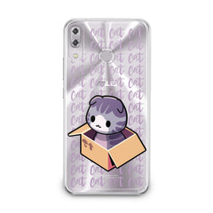 Lex Altern TPU Silicone Asus Zenfone Case Purple Cat in Box
