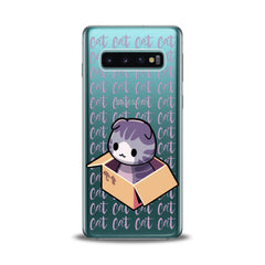 Lex Altern TPU Silicone Samsung Galaxy Case Purple Cat in Box
