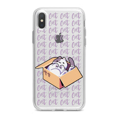 Lex Altern Cutie Cat in Box Phone Case for your iPhone & Android phone.
