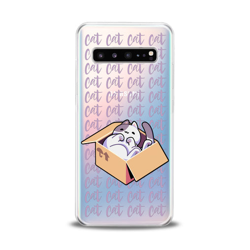 Lex Altern Cutie Cat in Box Samsung Galaxy Case