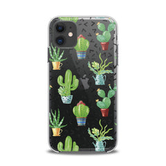 Lex Altern TPU Silicone iPhone Case Cacti Pattern