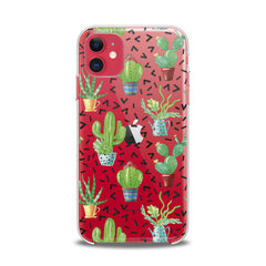 Lex Altern TPU Silicone iPhone Case Cacti Pattern