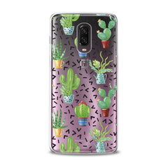 Lex Altern TPU Silicone OnePlus Case Cacti Pattern