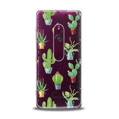 Lex Altern TPU Silicone Sony Xperia Case Cacti Pattern