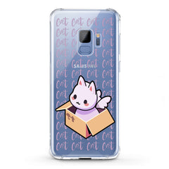 Lex Altern TPU Silicone Samsung Galaxy Case White Cat in Box