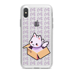 Lex Altern White Cat in Box Phone Case for your iPhone & Android phone.