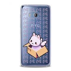Lex Altern TPU Silicone HTC Case White Cat in Box