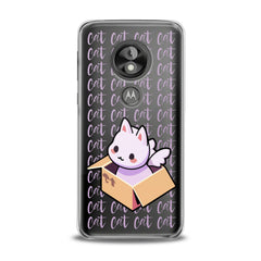 Lex Altern TPU Silicone Phone Case White Cat in Box