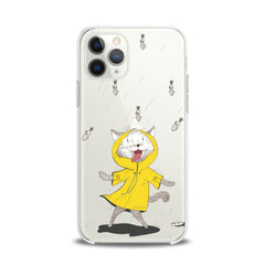 Lex Altern TPU Silicone iPhone Case Feline Yellow Raincoat