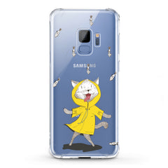 Lex Altern TPU Silicone Phone Case Feline Yellow Raincoat