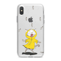 Lex Altern Feline Yellow Raincoat Phone Case for your iPhone & Android phone.