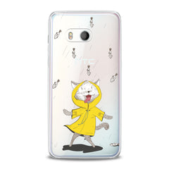 Lex Altern Feline Yellow Raincoat HTC Case