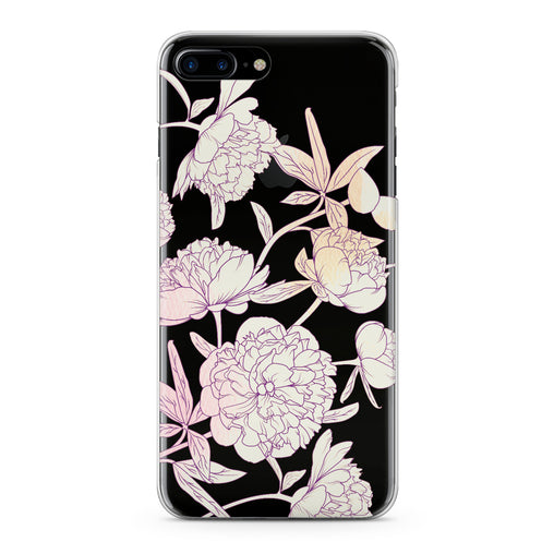 Lex Altern Peony Graphic Phone Case for your iPhone & Android phone.