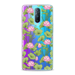 Lex Altern TPU Silicone Oppo Case Pink Lotuses