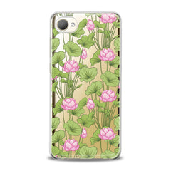 Lex Altern TPU Silicone HTC Case Pink Lotuses