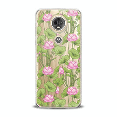 Lex Altern TPU Silicone Motorola Case Pink Lotuses