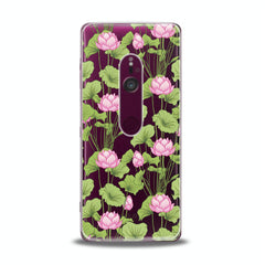 Lex Altern TPU Silicone Sony Xperia Case Pink Lotuses