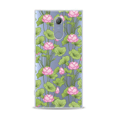 Lex Altern TPU Silicone Sony Xperia Case Pink Lotuses