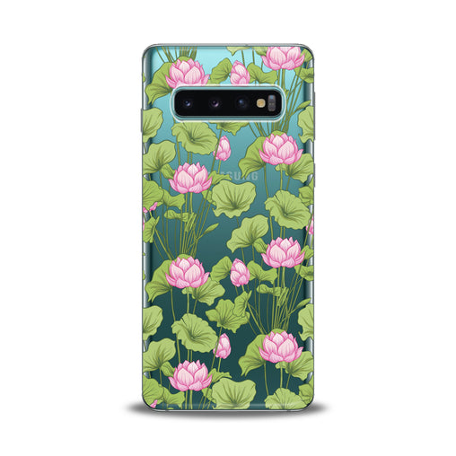 Lex Altern Pink Lotuses Samsung Galaxy Case
