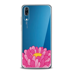 Lex Altern TPU Silicone Huawei Honor Case Pink Chrysanthemum