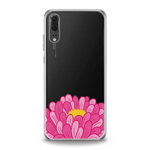 Lex Altern Pink Chrysanthemum Huawei Honor Case
