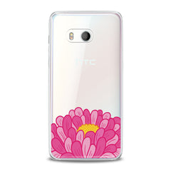 Lex Altern TPU Silicone HTC Case Pink Chrysanthemum