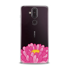 Lex Altern TPU Silicone Nokia Case Pink Chrysanthemum