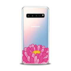 Lex Altern TPU Silicone Samsung Galaxy Case Pink Chrysanthemum