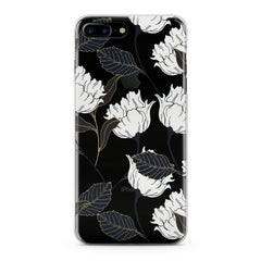 Lex Altern TPU Silicone Phone Case White Graphic Flowers