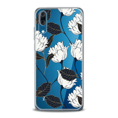 Lex Altern TPU Silicone Huawei Honor Case White Graphic Flowers