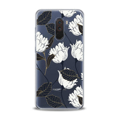 Lex Altern TPU Silicone Xiaomi Redmi Mi Case White Graphic Flowers