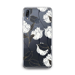 Lex Altern TPU Silicone Asus Zenfone Case White Graphic Flowers