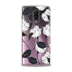 Lex Altern TPU Silicone OnePlus Case White Graphic Flowers