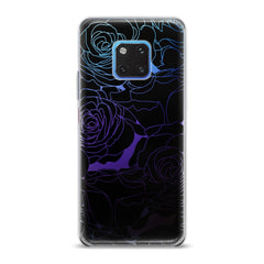 Lex Altern TPU Silicone Huawei Honor Case Black Graphic Roses