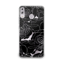 Lex Altern TPU Silicone Asus Zenfone Case Black Graphic Roses