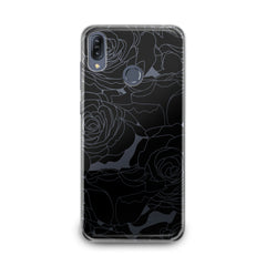 Lex Altern TPU Silicone Asus Zenfone Case Black Graphic Roses