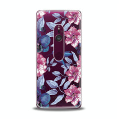Lex Altern TPU Silicone Sony Xperia Case Pink Hibiscus