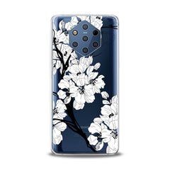 Lex Altern TPU Silicone Nokia Case White Blooming Tree