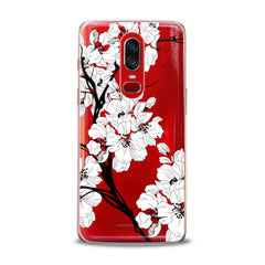 Lex Altern TPU Silicone OnePlus Case White Blooming Tree