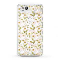 Lex Altern TPU Silicone Google Pixel Case Wildflowers Daisies