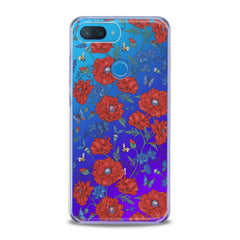 Lex Altern TPU Silicone Xiaomi Redmi Mi Case Red Wildflowers Bloom