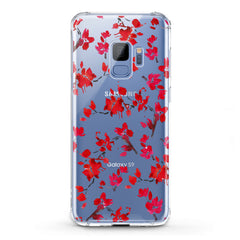 Lex Altern TPU Silicone Samsung Galaxy Case Watercolor Red Blossom