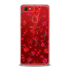 Lex Altern TPU Silicone Oppo Case Watercolor Red Blossom